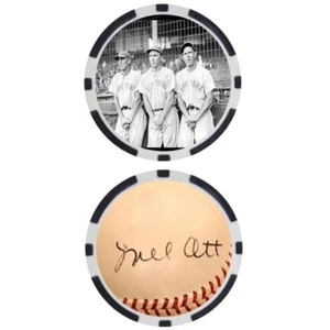 Mel Ott SIGNED Baseball Legends Poker Chip - Picture 1 of 2