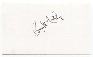 Jerry McNertney Signed 3x5 Index Card Autographed MLB Baseball Seattle Pilots - Picture 1 of 2