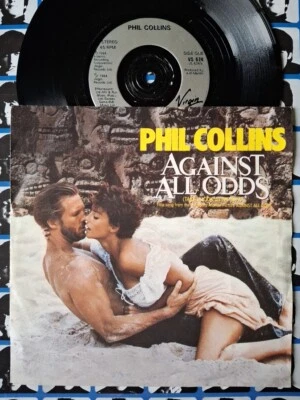 Phil Collins Against All Odds 1984 PS UK 45 7" Vinyl Mike Rutherford Genesis - Image 1 of 4
