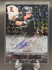 2021 Panini Prizm Draft Picks Power Surge Black Finite 1/1 Auto RC Henry Davis