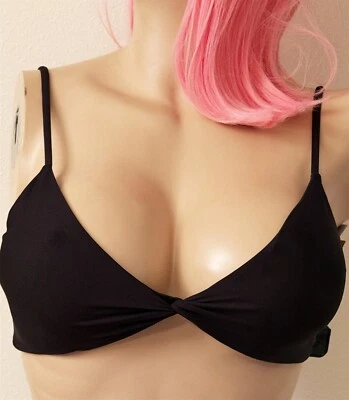 Volcom Simply Seamless V Neck ECO Recycled Bikini Top - M - Image 1 of 4