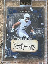 2023 wild card Xavier Henderson autograph 1/1 only one there is!!!! 🔥🔥🔥🔥