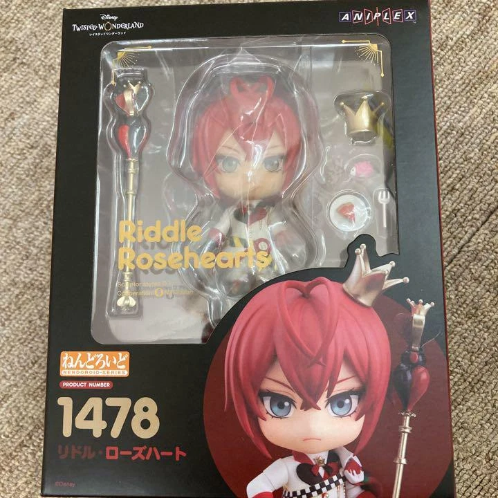 Figura Corazón Rosa Acertijo Nendoroid Disney Twisted Wonderland #1478 ANIPLEX Foto 1 de 4