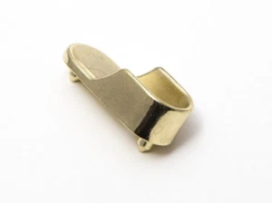 Latonado Barra Raíl Armario Ovalado Clavija Enchufe 45mm X 16mm Diá. Pack De 50 - Imagen 1 de 1