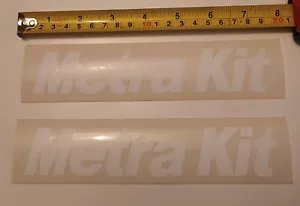 Metra Kit Aufkleber Paar 200mm x 45mm - Bild 1 von 1