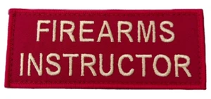 Firearms Instructor Patch (4 Zoll) Velkro Hook Badge Army Gear Airsoft Tactical - Bild 1 von 3