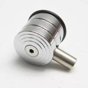 Adonis Aluminum Single Ended Single Point Bass Drum Lug, Chrome, New Old Stock - Picture 1 of 3