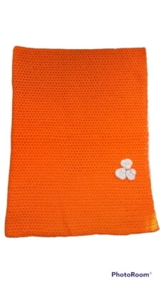 Superbe couverture Année 70 Vintage en Laine pour Bébé - Photo 1/4