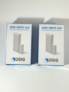 Nortek Security 2GIG Wireless Thin Door/Window Contact (2GIG-DW10-345) Set Of 2 - Picture 1 of 8