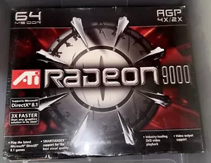 ATi Radeon 9000 64MB AGP Video Card - New Sealed - Picture 1 of 3