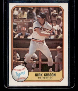 1981 Fleer #481 Kirk Gibson RC (ref 226719) - Picture 1 of 2