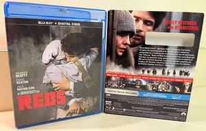 Reds Blu-Ray + Slipcover, Warren Beatty, Diane Keaton, Jack Nicholson, Bonus - Picture 1 of 4