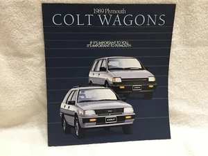 1989 PLYMOUTH COLT & VISTA WAGONS BROCHURE "NOS" - Bild 1 von 4