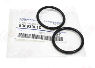 Water Transfer Pipe O-Ring 806933010 Set of 2 for Subaru Impreza WRX STi TURBO — 第 1/2 张图片