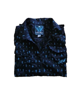 Bullzye Arena Short Sleeve Shirt Ladies Size 22 - Foto 1 di 5