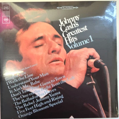 Johnny Cash – Greatest Hits Volume 1 LP Album vinyl record 2020 reissue Columbia - Image 1 of 4