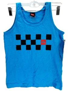 STX Kids' On Field Lacrosse Scoop Neck Tank Top- Neon Heather Blue, Medium - Picture 1 of 8