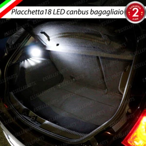 PLACCHETTA A LED BAGAGLIAIO 18 LED SPECIFICA FIAT PANDA MK3 6000K BIANCO CANBUS - Foto 1 di 10