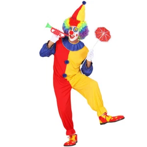 Herrenkostüm Clownkostüm Narr Harlekin Kostüm Clown Karnevalkostüm Gr L - Bild 1 von 2