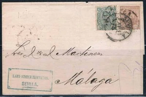 1876.- SEVILLA A LYON - Imagen 1 de 1