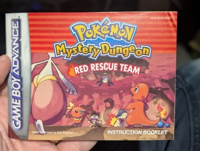 Pokemon Mystery Dungeon Red Rescue Team  (Game Boy Advance) Instruction Booklet - Image 1 of 3