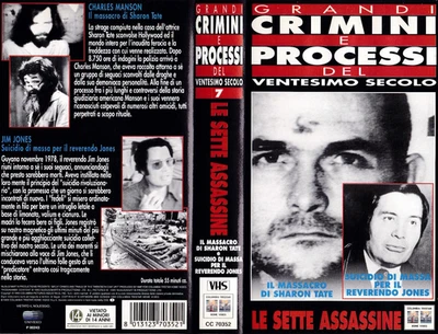 Grandi Crimini e Processi del Ventesimo Secolo LE SETTE SATANICHE VHS 1994 Italy - Image 1 of 4
