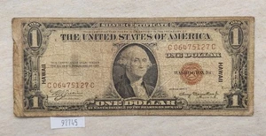 WPCoins ~ 1935A Hawaii #1 Note - Picture 1 of 7