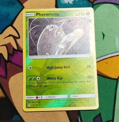 Pheromosa 11/131 SM-Forbidden Light Reverse Holo LP Pokemon Nintendo - Image 1 of 2