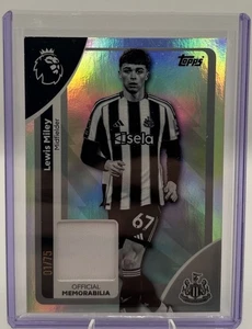 2025-26 Topps English Premier B&W Rainbow Foil Lewis Miley Jersey 1/75 #1 Print - Bild 1 von 2