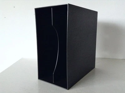 LP 12" Schallplatten Box / Ständer / Archiv schwarz, kultig 70er 80er, stapelbar - Bild 1 von 4