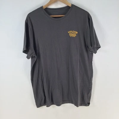 Volcom mens t shirt size XL grey short sleeve crew neck cotton 115226 - Image 1 of 4