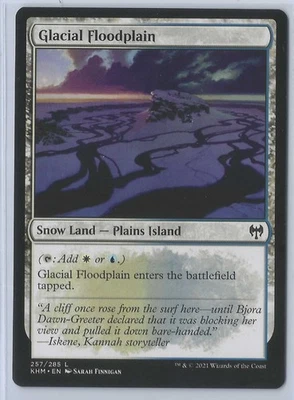 MTG Magic the Gathering Kaldheim #257 Glacial Floodplain - Image 1 of 2