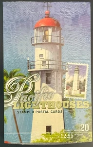 USPS Stamped Postal Cards “Pacific Lighthouses” Mint - Picture 1 of 2