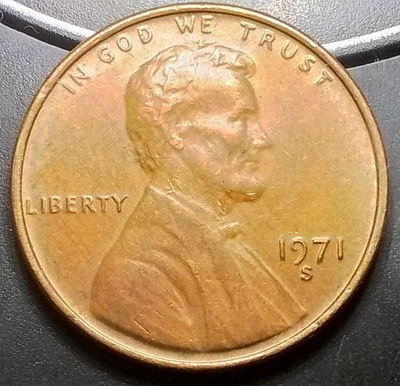 (Nov25) 1971 S Error Doubling On The Obverse Date, Mint Mark & Liberty - Image 1 of 4