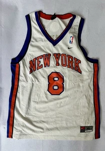 New York Knicks #8 SPREWELL NBA Basketball Jersey Shirt Vintage Nike Authentic - Bild 1 von 6
