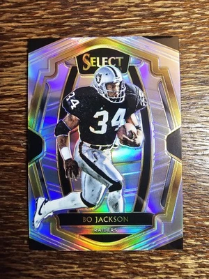 Panini Select Premier Level Silver Prizm Bo Jackson #198 2018 Foto 1 de 2