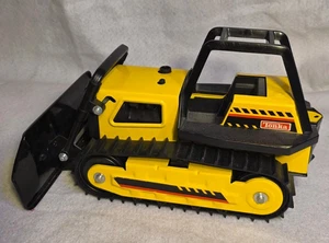 Vintage Tonka Bulldozer 1980's Steel body Toy w/movable Loader and wheel track - Picture 1 of 8