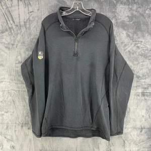 Pullover Dragon Wear Hombres XL FR 1/4 Cremallera Manga Larga Térmico Gris Oscuro DEFECTOS - Imagen 1 de 14