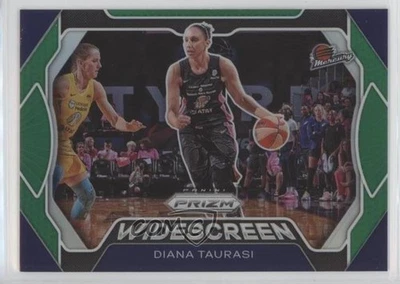 2020 Panini Prizm WNBA Widescreen Green Prizm Diana Taurasi #10 - Image 1 of 2