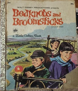 Bettknöpfe und Besenstiele Little Golden Book 1971 Kinder - Bild 1 von 3