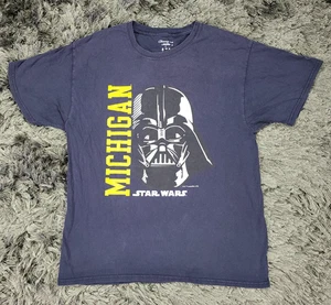 Camisa Michigan Wolverines Star Wars Para Hombre L Azul Campeón Universidad Darth Vader - Imagen 1 de 15