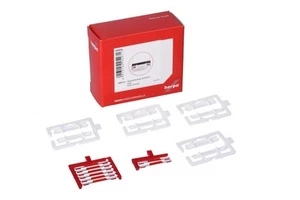 Herpa Zubehör 054713 | Heckstoßstange SCHMITZ | 8 Stk., weiß | 1:87             - Bild 1 von 1