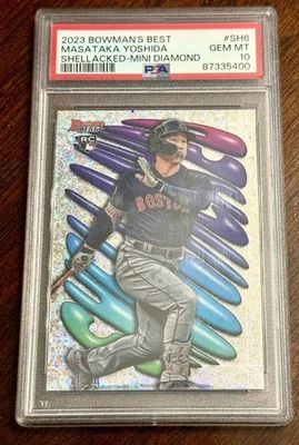 2023 Bowman's Best - Shellacked Masataka Yoshida #SH-6 Mini-Diamond RC - Image 1 of 2