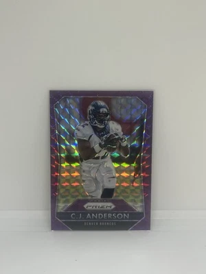 2015 Panini Prizm Violet Mosaic Prizm /50 CJ Anderson #102 - Image 1 of 2