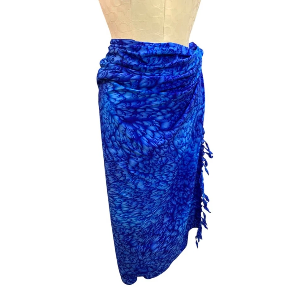 均码 Rima Sarong 海滩穿游泳罩 42 英寸 x 72 — 第 1/4 张图片