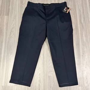 Elbeco TekTwill 46Rx30 Navy Blue Fluid Stain Resistant Performance Uniform Pants - Picture 1 of 6