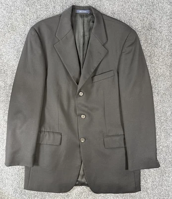 Ralph Lauren Hombres Lana 3 Botones Blazer Chaqueta Abrigo Deportivo 40L Negro De Colección Foto 1 de 4