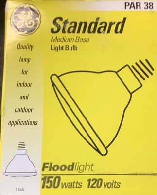 Lámpara bombilla de inundación GE 150W PAR38 120V Foto 1 de 4