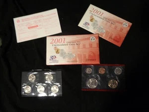 2001 United States Mint Uncirculated Coin Set – Denver Mint (D Mintmark) - Picture 1 of 4