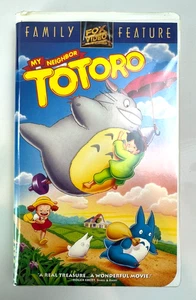 My Neighbor Totoro VHS 1994 Studio Ghibli FOX Family Feature Clamshell English - Picture 1 of 10